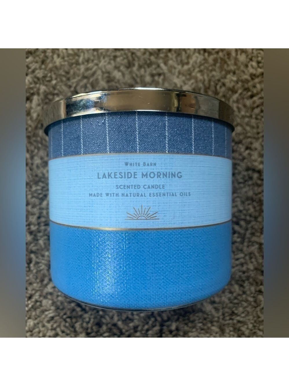 White Barn Lakeside Morning 3 Wick Candle 14.5 oz